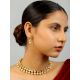 Handcrafted Kundan Pearl Drop Choker Necklace Set